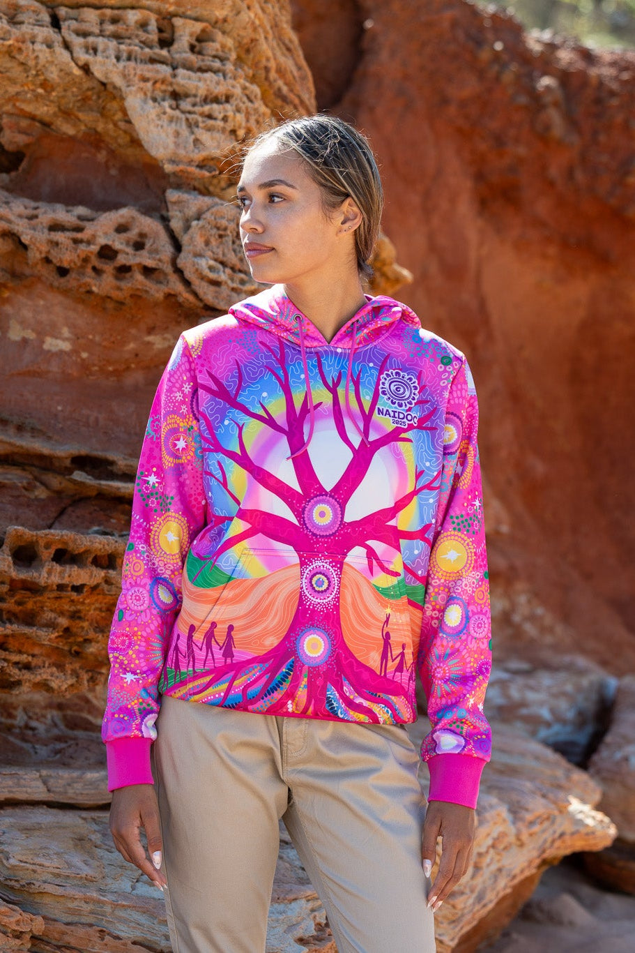 Deep Roots, Bright Future - NAIDOC 2025 Women's Hoodie