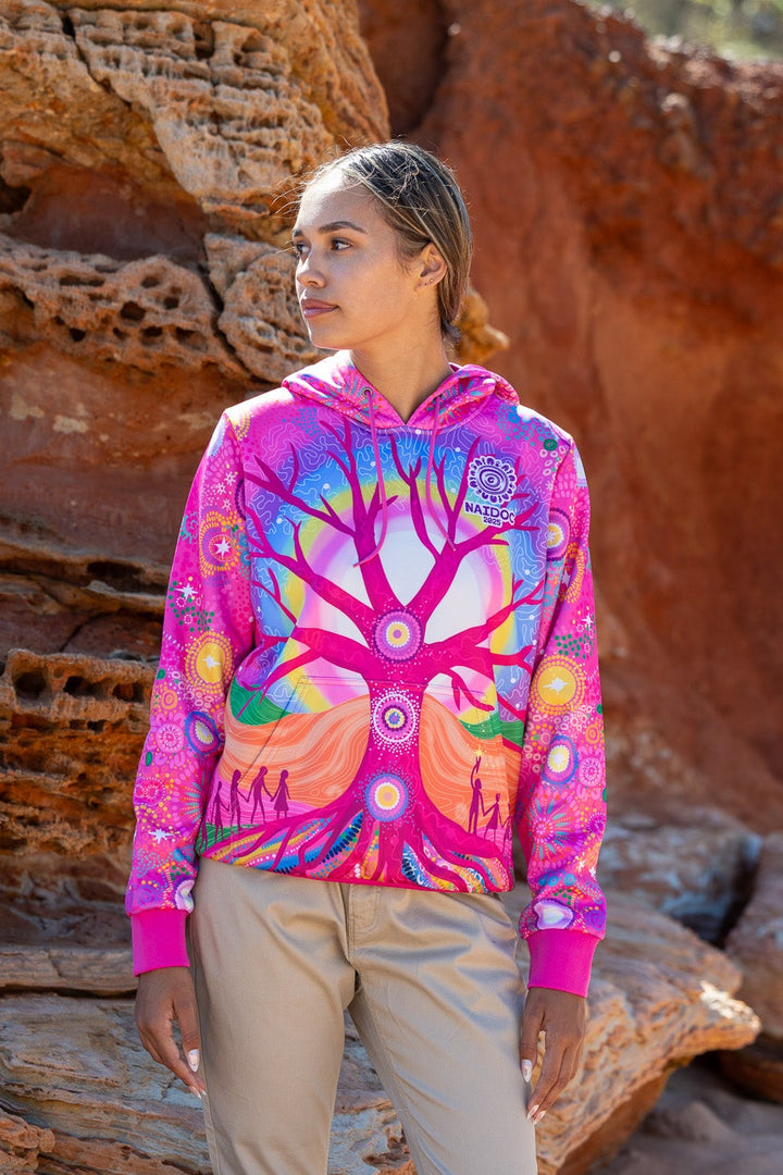 Deep Roots, Bright Future - NAIDOC 2025 Women's Hoodie