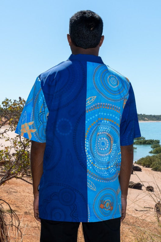 Never Stop the Dreaming - NAIDOC 2025 Men's Dress Shirt