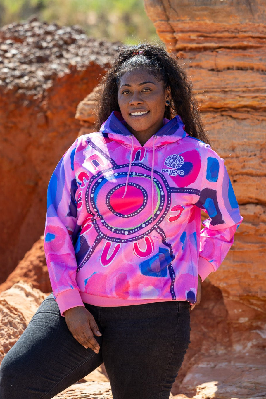 Meeting Place - Sharing Knowledge - NAIDOC 2025 Women's Hoodie