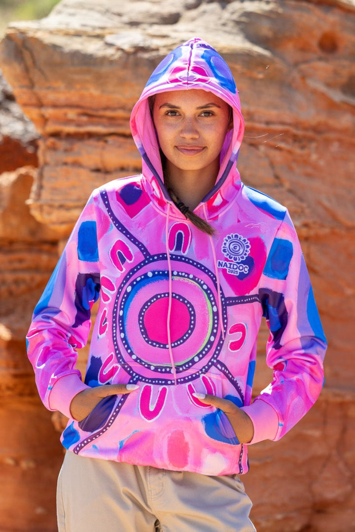 Meeting Place - Sharing Knowledge - NAIDOC 2025 Women's Hoodie