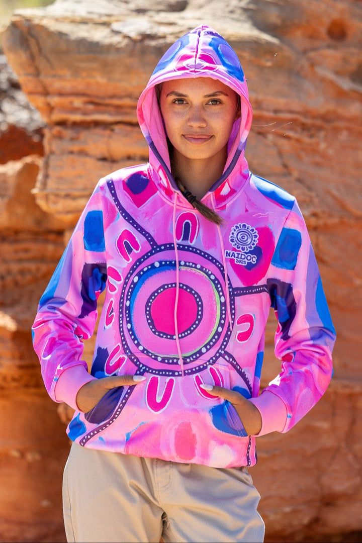 Meeting Place - Sharing Knowledge - NAIDOC 2025 Women's Hoodie