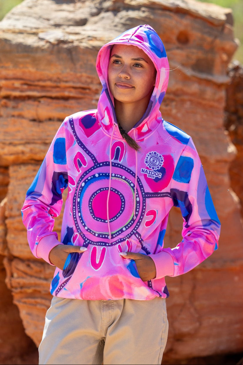 Meeting Place - Sharing Knowledge - NAIDOC 2025 Women's Hoodie