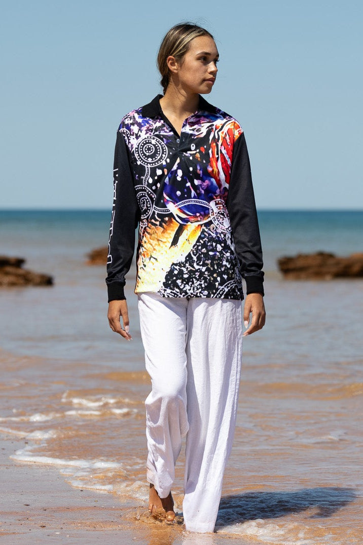 Barra - Fishing Unisex Long-Sleeved Fishing Polo