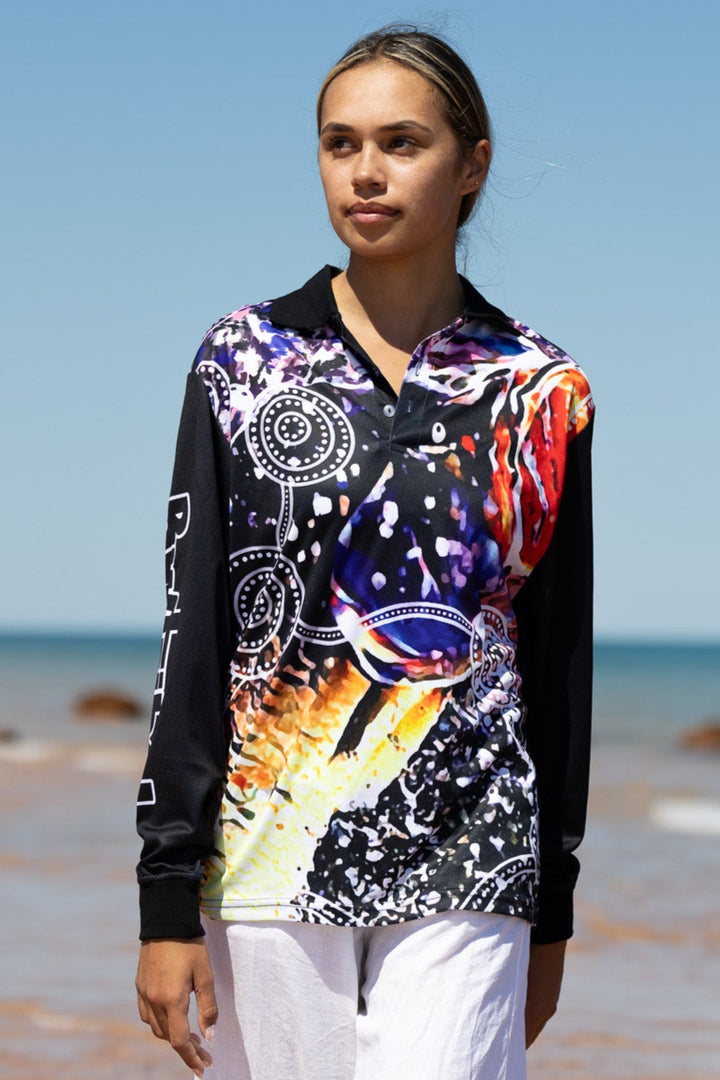 Barra - Fishing Unisex Long-Sleeved Fishing Polo