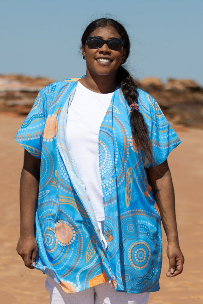Never Stop the Dreaming - NAIDOC 2025 Kaftan
