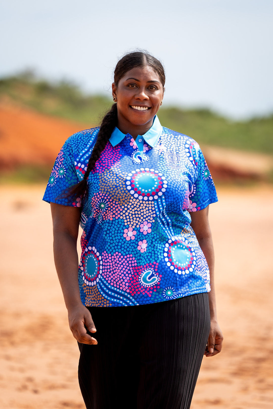 Old Ways Guiding New Paths - NAIDOC 2025 Women's Polo