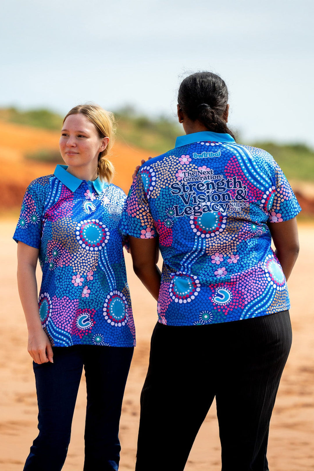 Old Ways Guiding New Paths - NAIDOC 2025 Women's Polo