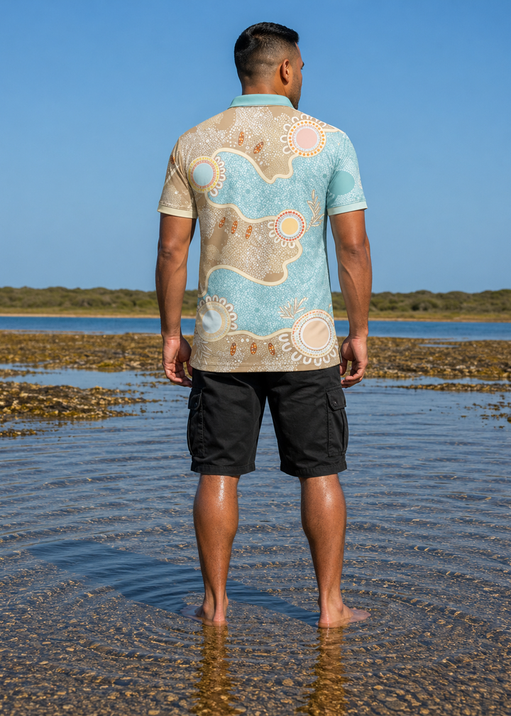 Ever Flowing – NAIDOC 2026 Signature Retail Men’s Polo