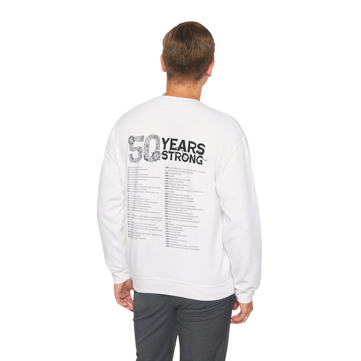 50-Year Commemoration (black & white) - NAIDOC 2025 - Unisex Sweatshirt