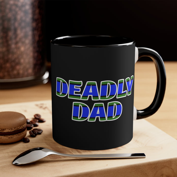 Deadly Dad (Island Style) - Colourful Accent Mug