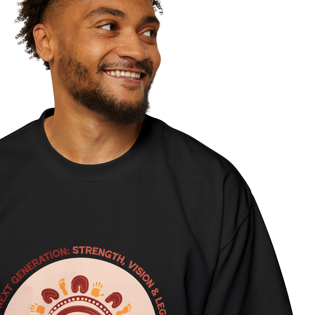 Pathways of Legacy - NAIDOC 2025 Men's Oversized T-Shirt