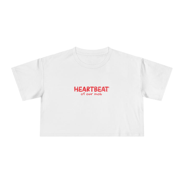 Heartbeat of Our Mob - Women's Cropped T-Shirt