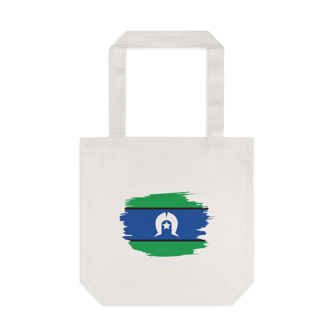 Brushstroke TSI Flag - Cotton Tote Bag