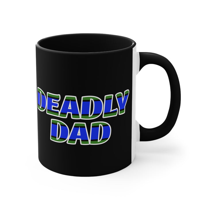 Deadly Dad (Island Style) - Colourful Accent Mug