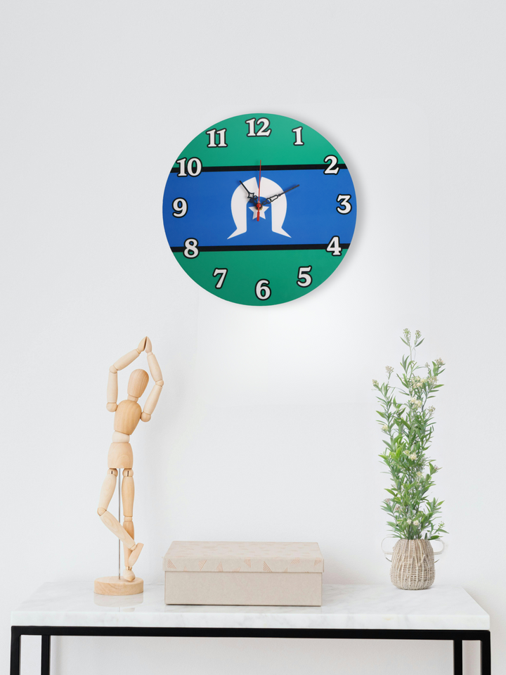 Torres Strait Islander Flag  - Wall Clock