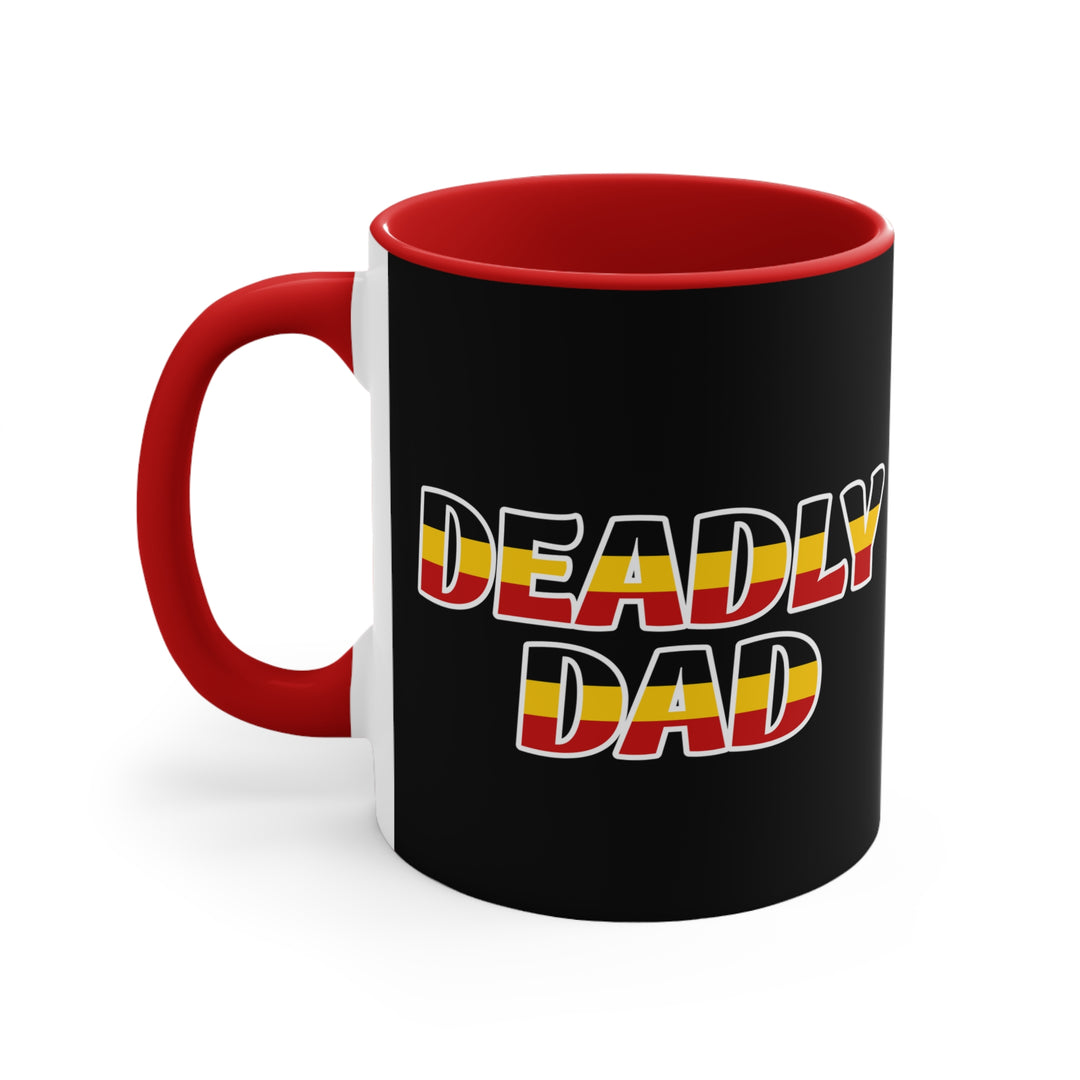 Deadly Dad (Strong and Deadly) - Colourful Accent Mug