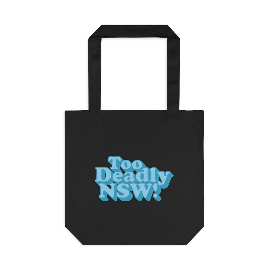 Too Deadly (Blue & White) - Cotton Tote Bag