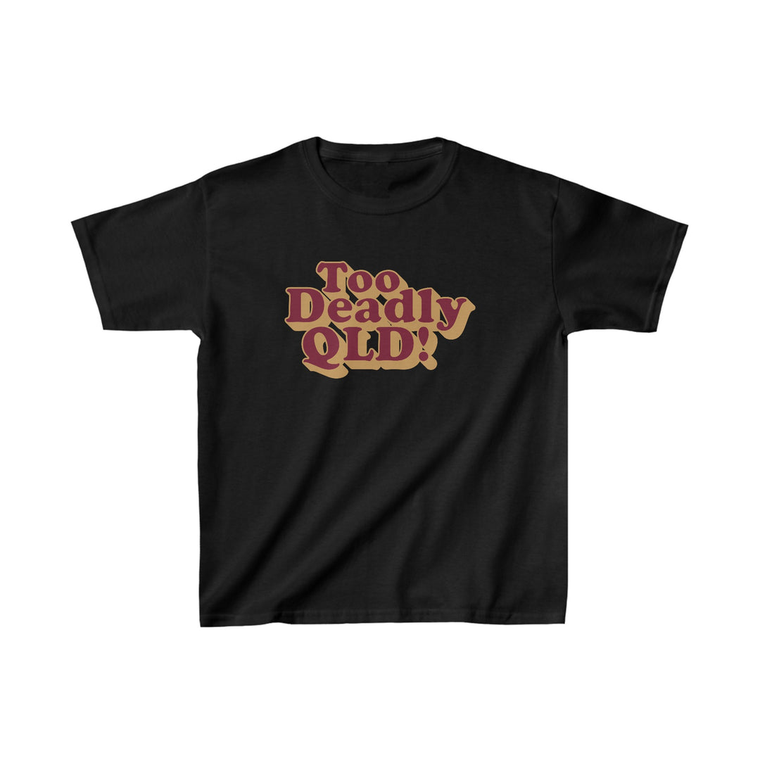 Too Deadly (Maroon & Gold) - Kids Cotton Tee