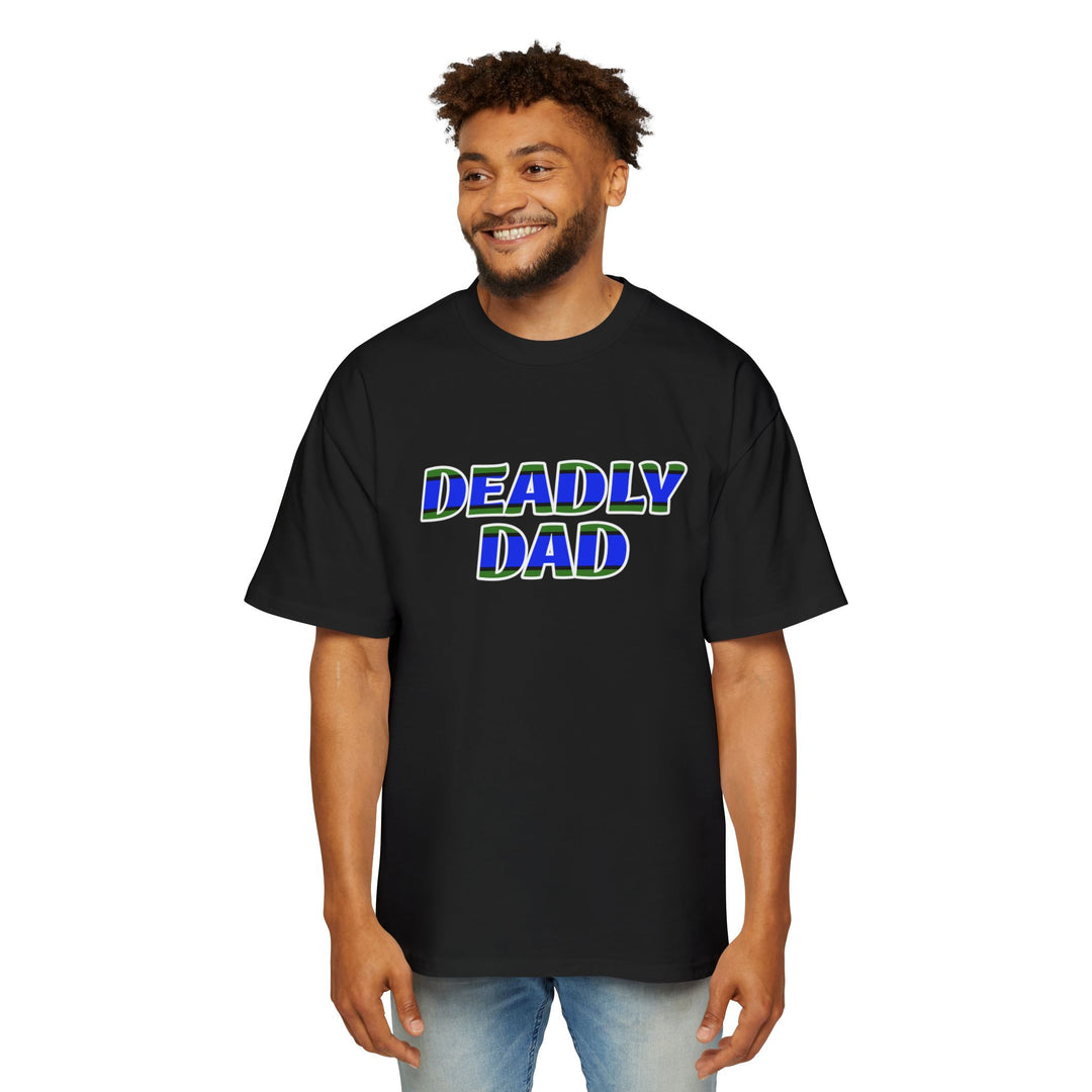 Deadly Dad (Island Style) - Men's Oversized Tee