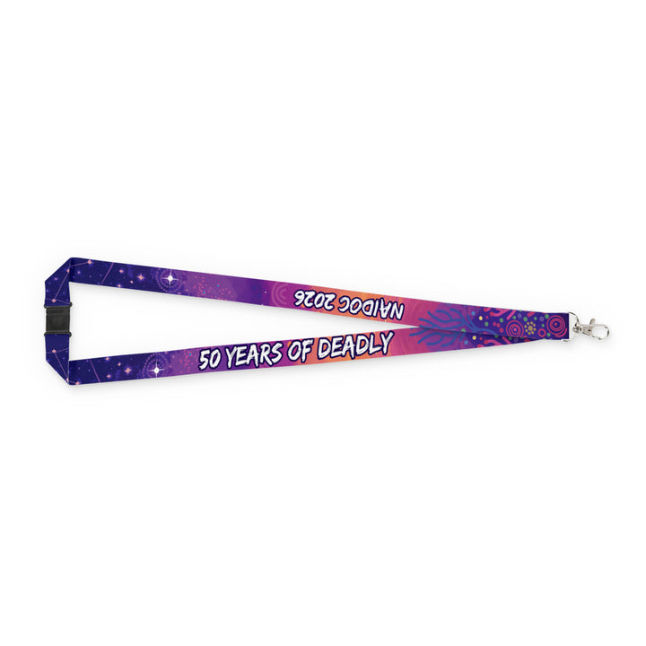 50 Years Deadly - NAIDOC 2026 LANYARD with Phone Tether