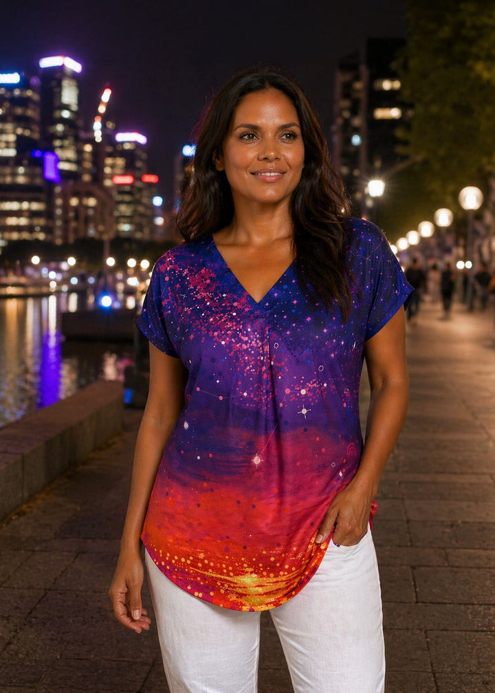50 Years Deadly – NAIDOC 2026 V Neck Blouse