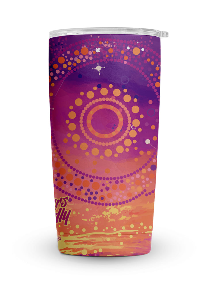 50 Years Deadly – NAIDOC 2026 Vacuum Insulated Magnetic Lid Tumbler (20oz)
