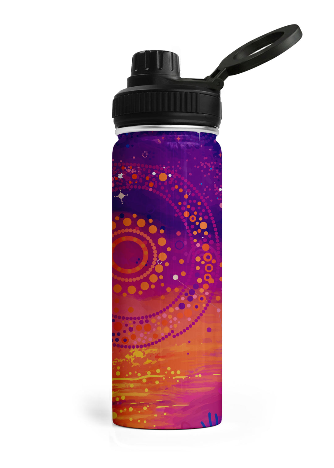 50 Years Deadly - NAIDOC 2026 Bottle with Magnetic Booster Ring (18oz)