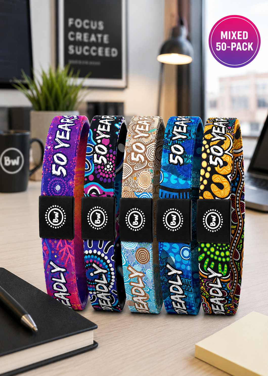 NAIDOC 2026 Wristband Pack (50pk)