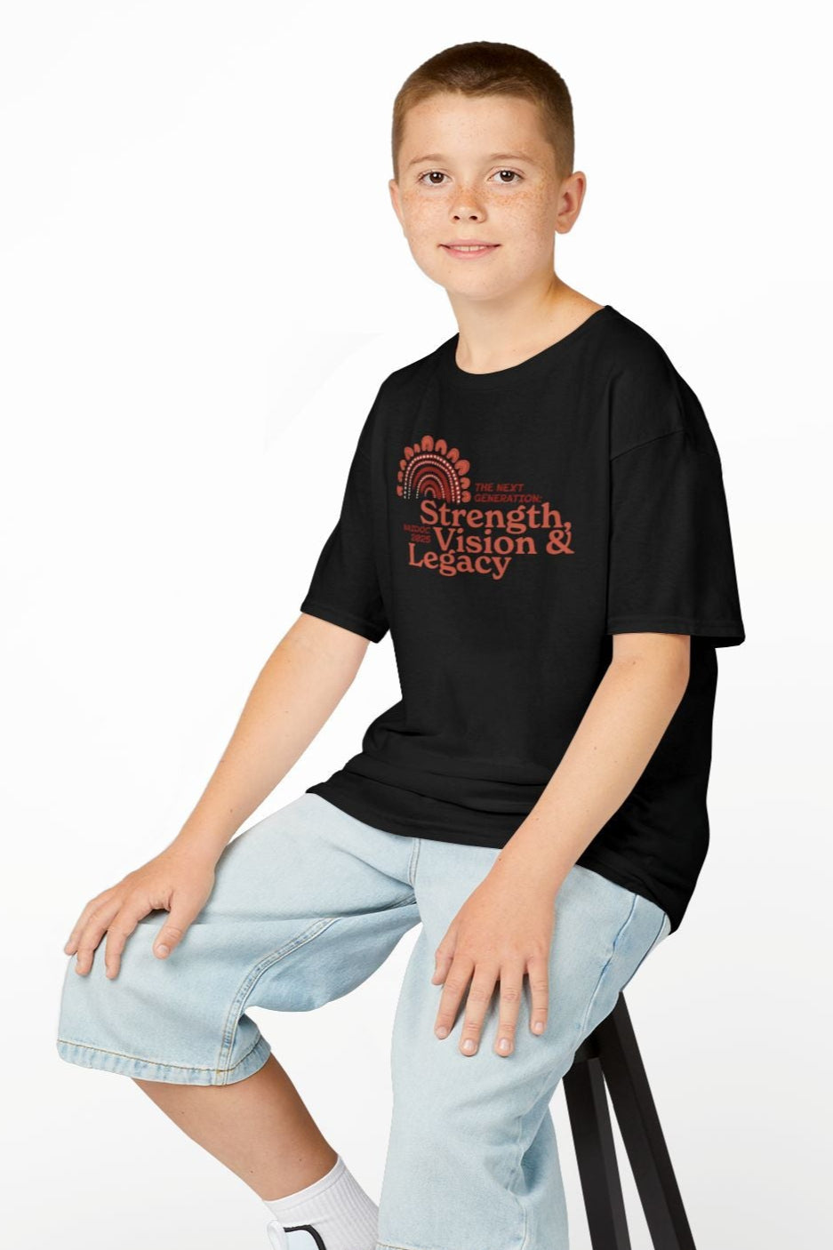 Strength, Vision & Legacy - NAIDOC 2025 Kids' Cotton T-Shirt