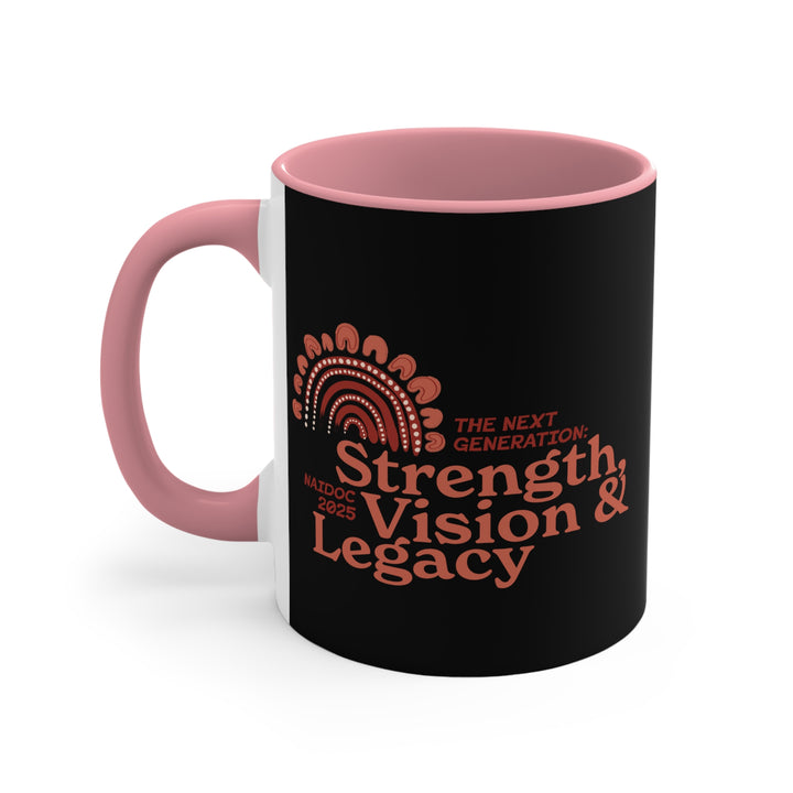 Strength, Vision & Legacy - NAIDOC 2025 Colourful Accent Mug