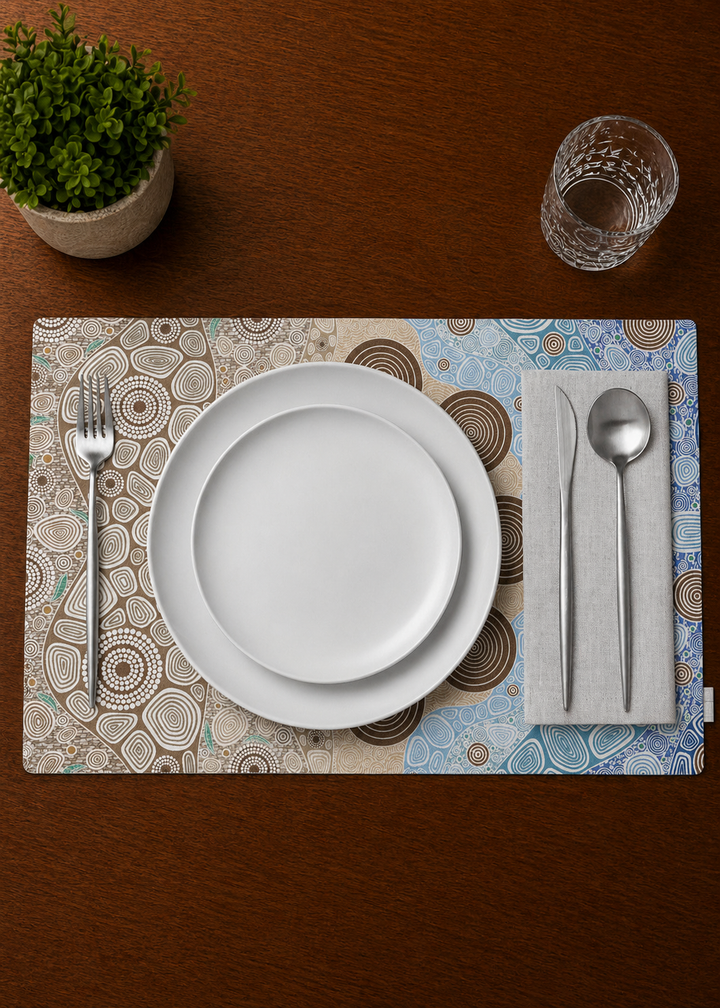Yaliwunga (Always) – NAIDOC 2026 Linen Placemat Set (6 Pack)