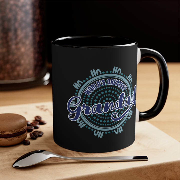 World's Greatest Grandad - Colourful Accent Mug