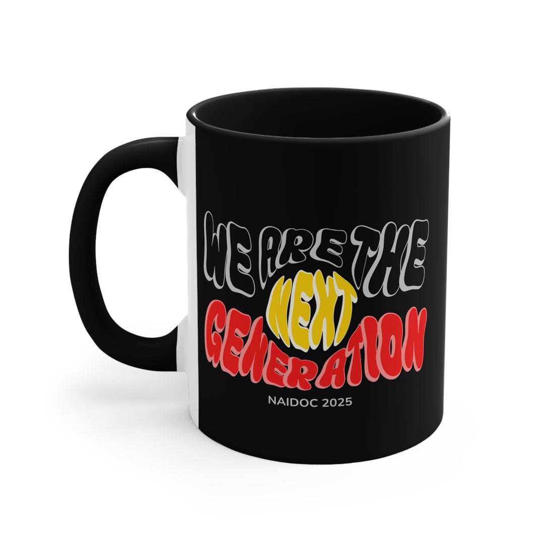 We Are The Next Generation - NAIDOC 2025 Colourful Accent Mug