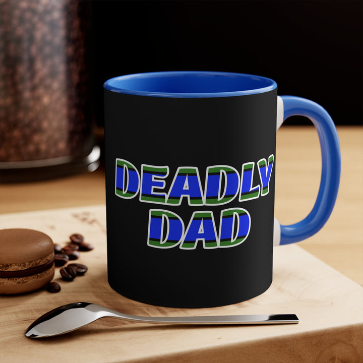 Deadly Dad (Island Style) - Colourful Accent Mug