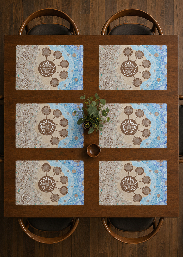 Yaliwunga (Always) – NAIDOC 2026 Linen Placemat Set (6 Pack)