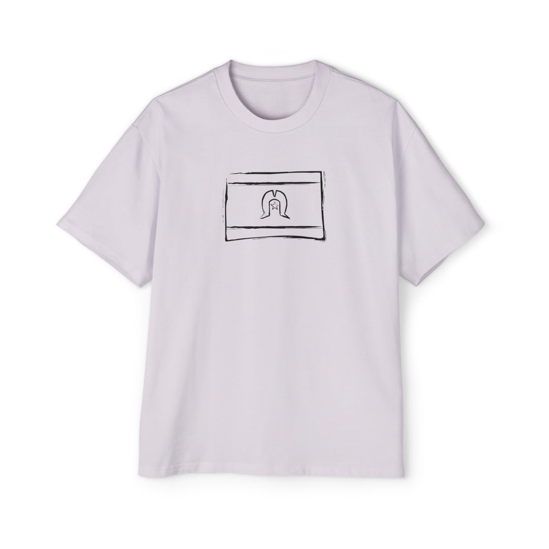 Strait Lines (TSI Flag) - Men's Oversized Tee