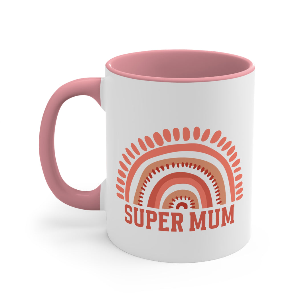 Super Mum - Colourful Accent Mug