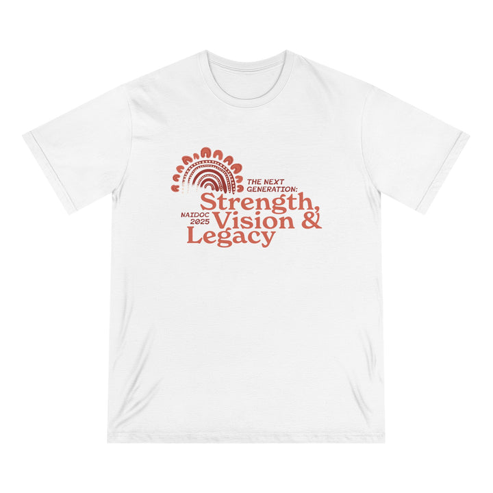 Strength, Vision & Legacy - NAIDOC 2025 Unisex Organic T-Shirt