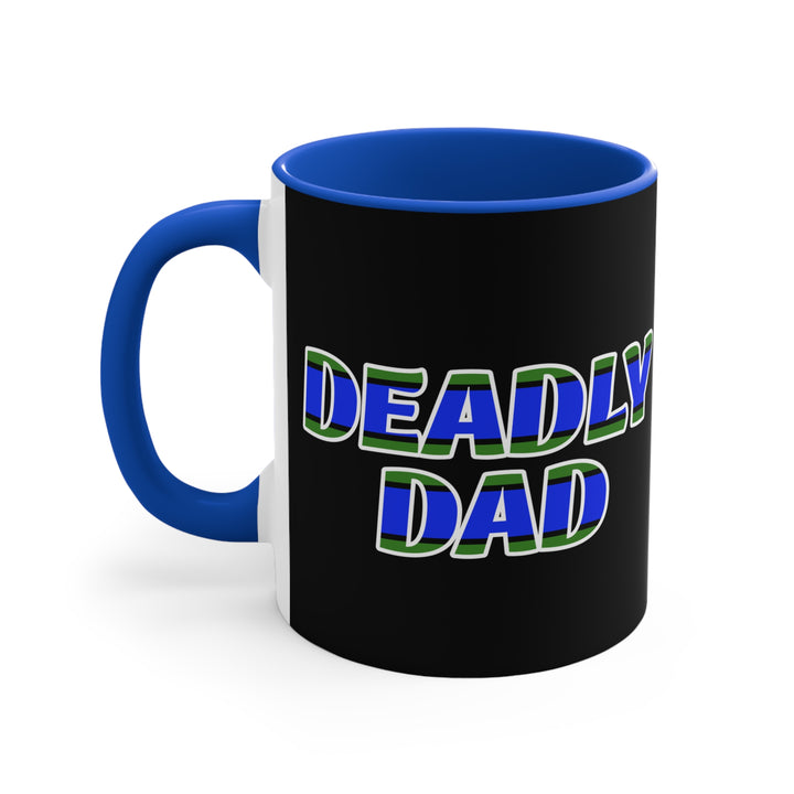 Deadly Dad (Island Style) - Colourful Accent Mug