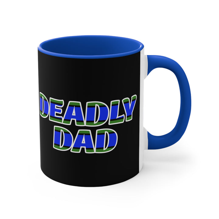 Deadly Dad (Island Style) - Colourful Accent Mug
