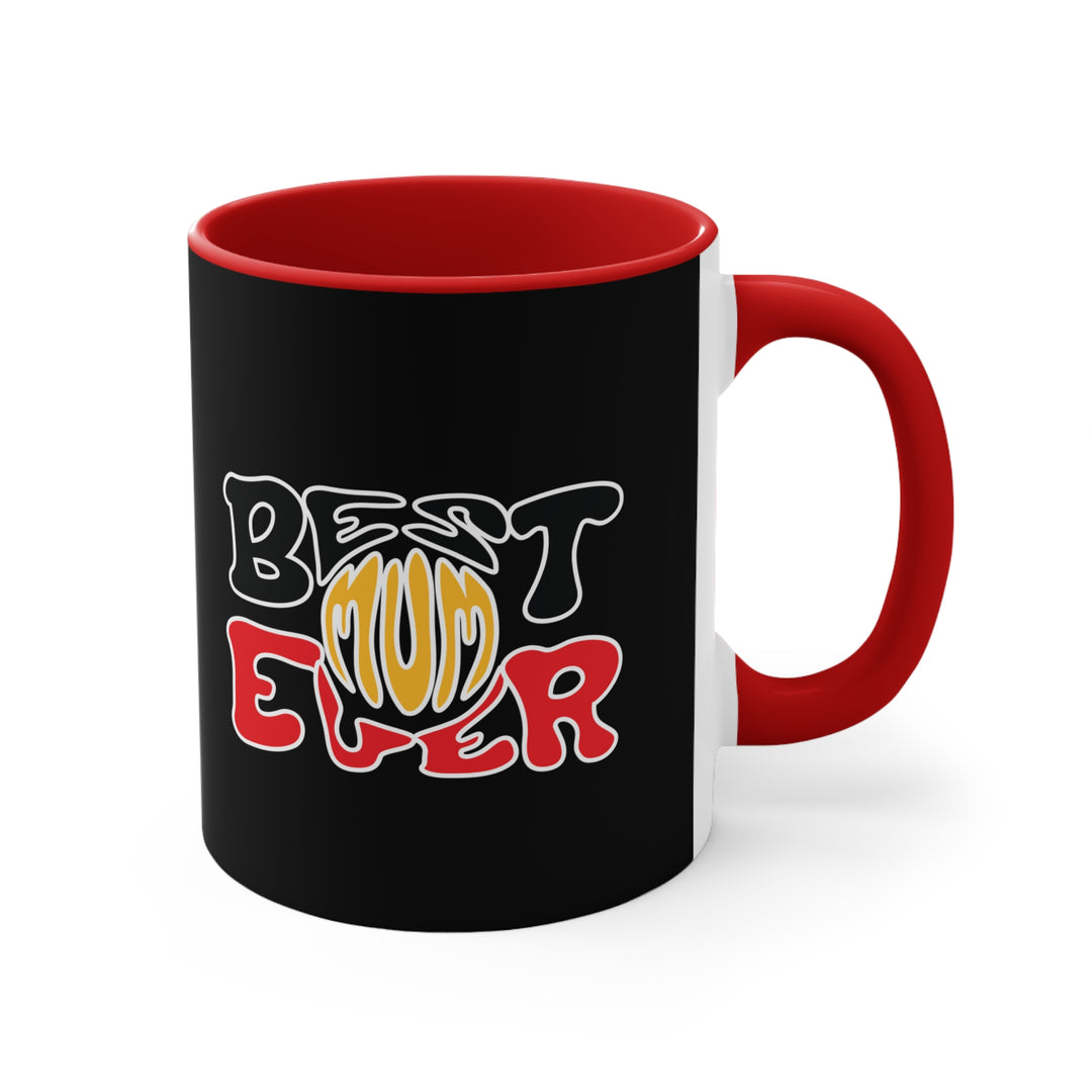 Best Mum Ever - Colourful Accent Mug