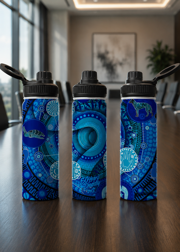 Always Been Deadly - NAIDOC 2026 Vacuum Bottle with Magnetic Booster Ring (18oz)
