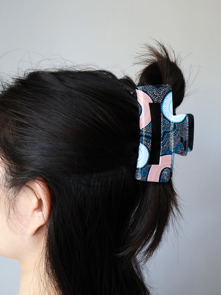 By The Waterhole - Hair Claw (Small)