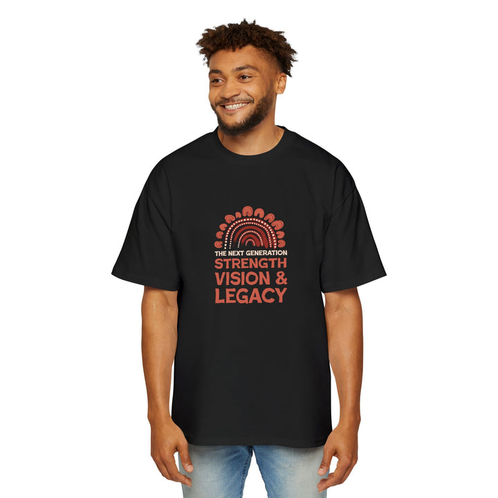 Legacy in Motion - NAIDOC 2025 Men's Oversized T-Shirt