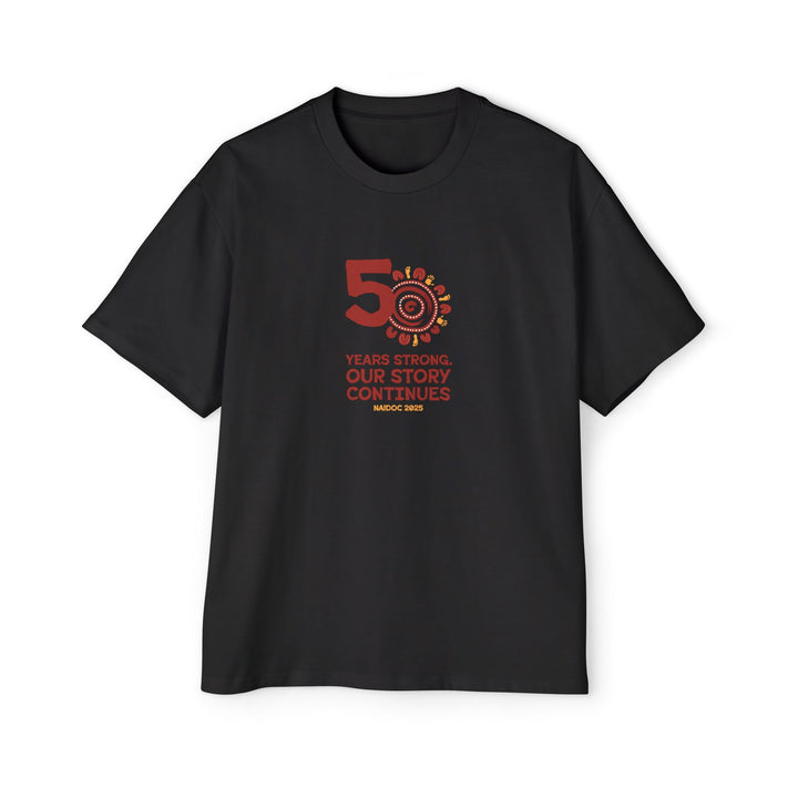 Our Story Continues - NAIDOC 2025 Men's Oversized T-Shirt