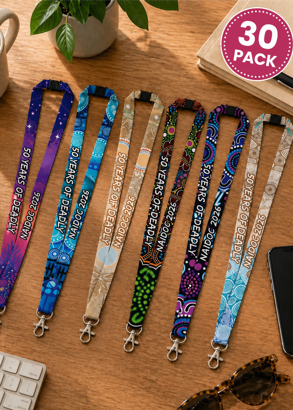 NAIDOC 2026 Lanyard Pack (30pack)