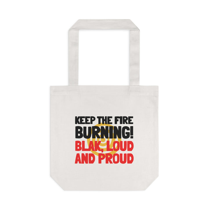 Keep The Fire Burning! NAIDOC 2024 - Cotton Tote Bag