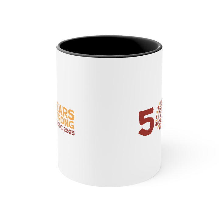 50 Years Strong - NAIDOC 2025 Colourful Accent Mug