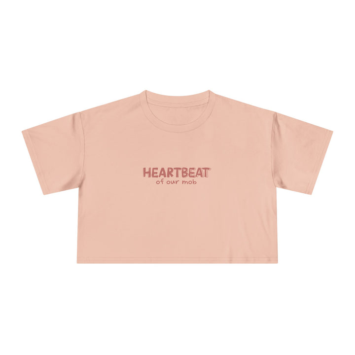 Heartbeat of Our Mob - Women's Cropped T-Shirt